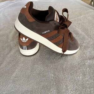 adidas Campus '00s Dark Brown/Preloved Brown/White Youth Size 4 1/2